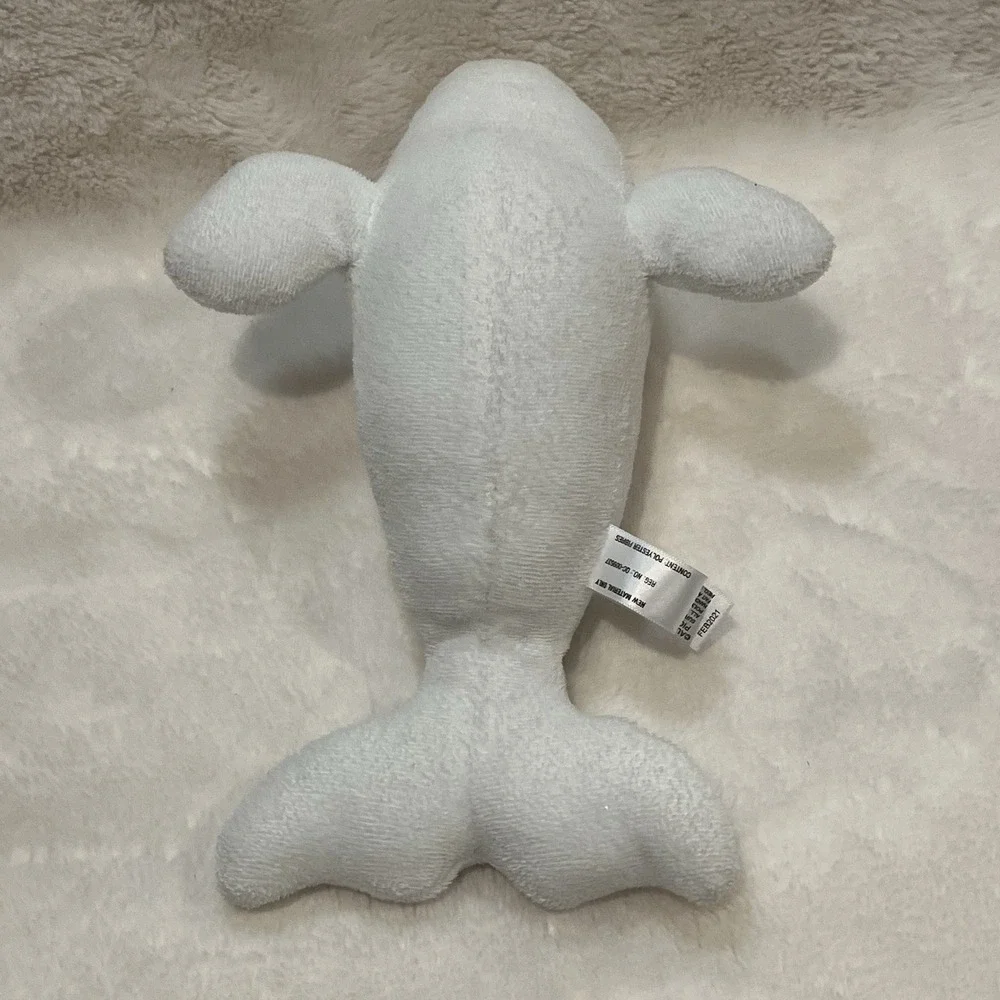 Aurora Destination Nation Beluga Whale‎ Plush White Nearly 11